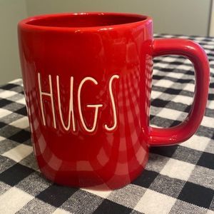 Rae Dunn HUGS and KISSES Double Sided Mug
